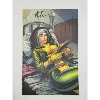 Vibrant Rogue X-Men comic cover signed by Tyler Kirkham from Unknown Comics Tyler