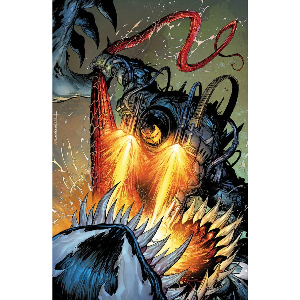 Tyler Kirkham Flame Beast print from Unknown Comics featuring a monster with fiery attack