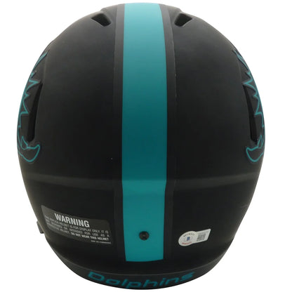 Tyreek Hill autographed Miami Dolphins black teal helmet with logo