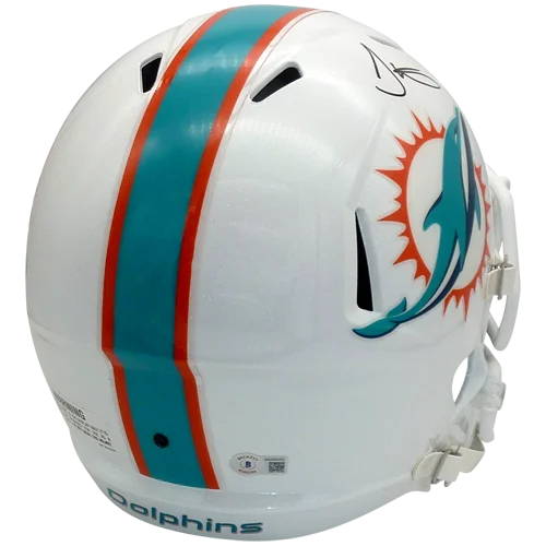 Tyreek Hill autographed Miami Dolphins replica helmet with logo