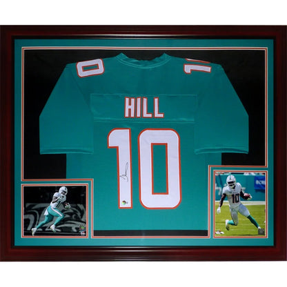 Tyreek Hill autographed Miami Dolphins teal #10 jersey from private signing