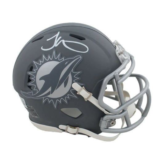 Tyreek Hill signed Miami Dolphins mini helmet with black accents