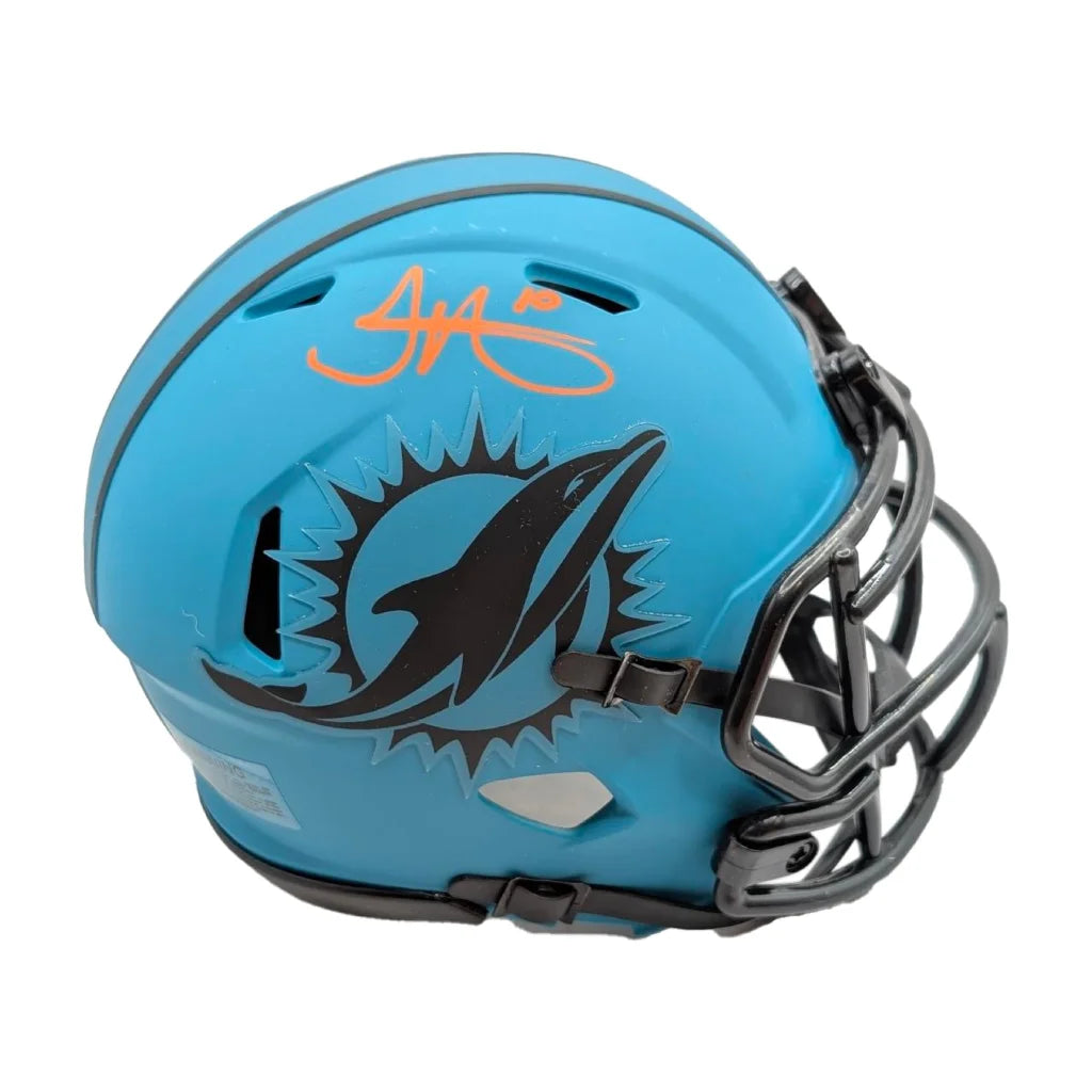 Tyreek Hill Signed Miami Dolphins Mini Helmet JSA Authenticated | Creative Sports | vintageantiquesgifts.com