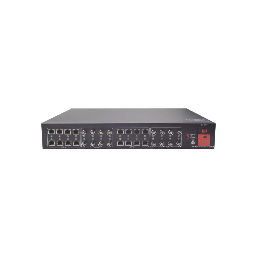 Ultimate 16 Channel HD Video Hub with Ethernet and BNC connectors for seamless video management