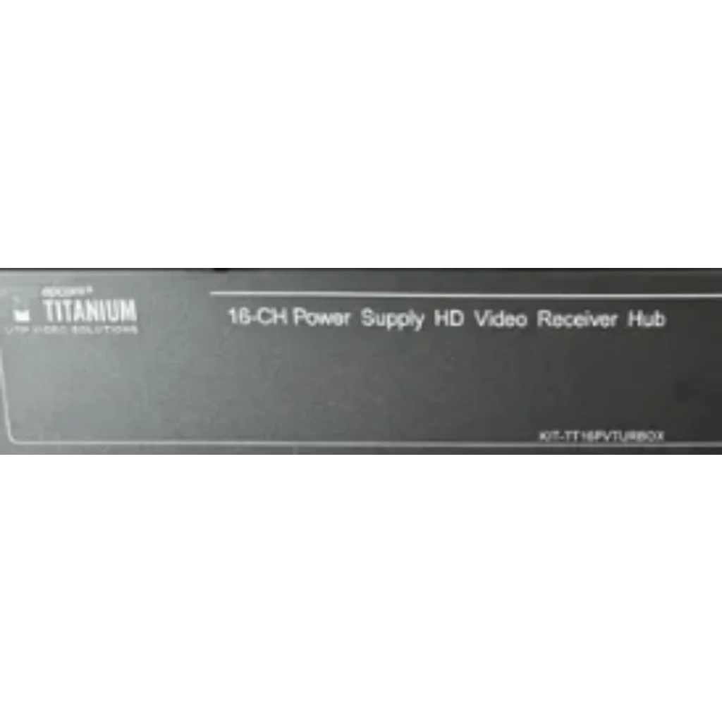 Ultimate 16 Channel HD Video Hub with Power Supply and Ethernet showing power supply unit