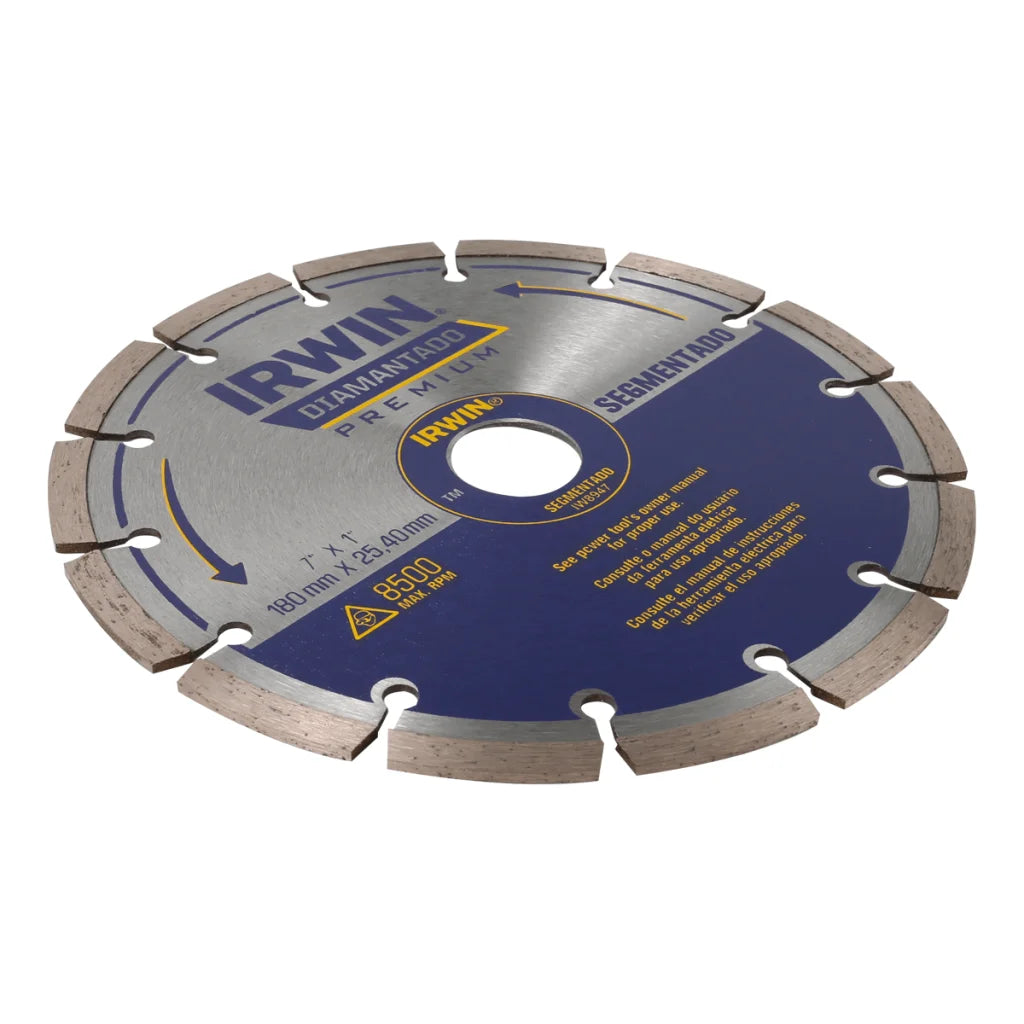 Segmented diamond saw blade from Ultimate Diamond Cutting Blade for Any Material in action