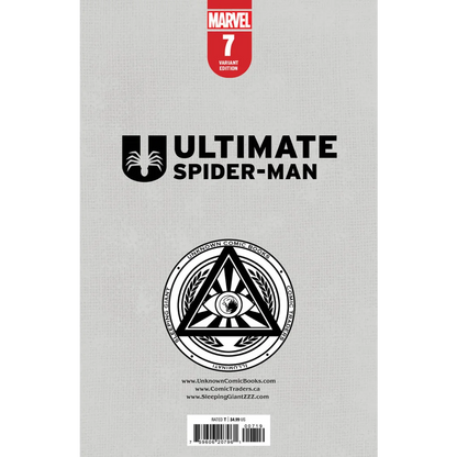 Ultimate Spider-Man #7 Unknown Comics Tyler Kirkham virgin exclusive B&W cover