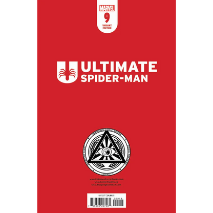 Red variant edition comic book cover from Ultimate Spider Man Unknown Comics Exclusive Mirka Andolfo