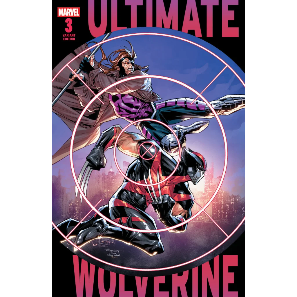 Ultimate Wolverine Stephen Segovia comic cover with Wolverine and Gambit art from Unknown Comic Stephen