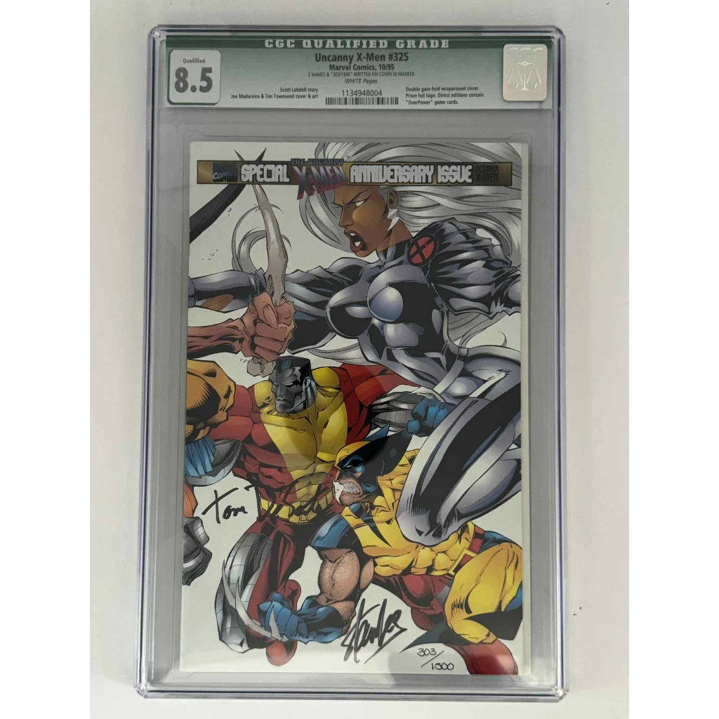 Ultra rare green label double signed Uncanny X-Men #325 CGC comic