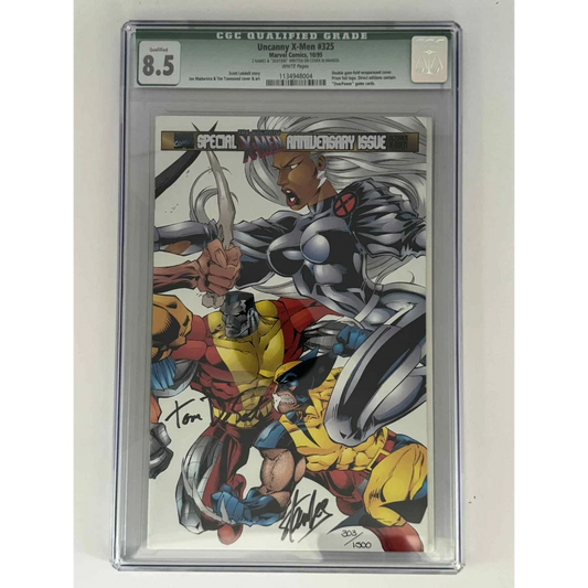 Ultra rare green label double signed Uncanny X-Men #325 CGC comic