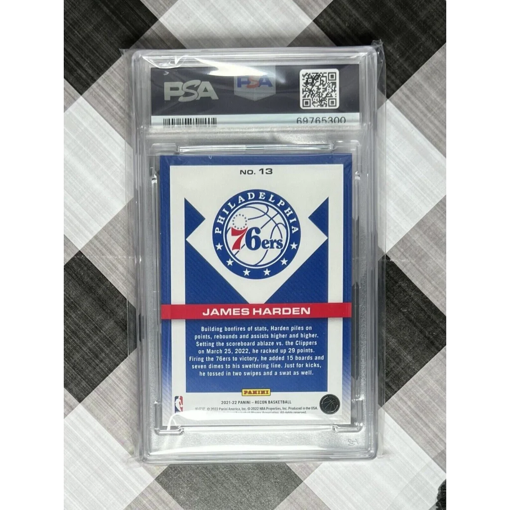 Ultra Rare James Harden PSA 9 Holo Green from Prestige Worldwide Collectibles