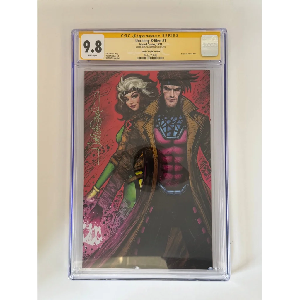 Uncanny X-Men #1 CGC 9.8 yellow label signed by Nathan Szerdy