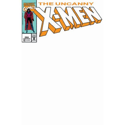 Uncanny X-Men comics exclusive blank var cover with purple red hero in action