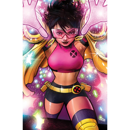 Uncanny X-Men Nathan Szerdy unknown comics exclusive comic character with pink goggles and energy