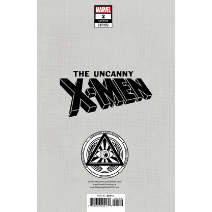 Uncanny X-Men Nathan Szerdy Unknown Comics Exclusive Virgin Variant comic with unique cover