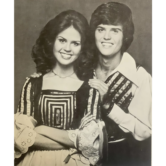 Uncommon Vintage 1970s 🎶 Donnie and Marie Osmond Art Print 🎤 Music Memorabilia! Collectibles Antique Collectible