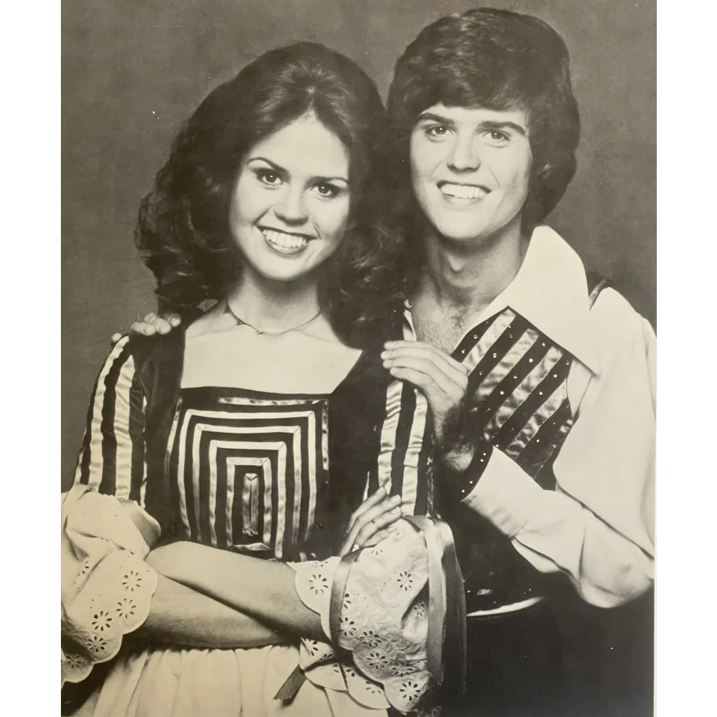 Uncommon Vintage 1970s 🎶 Donnie and Marie Osmond Art Print 🎤 Music Memorabilia! Collectibles Antique Gifts Home