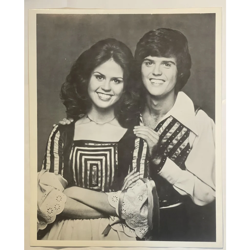 Uncommon Vintage 1970s 🎶 Donnie and Marie Osmond Art Print 🎤 Music Memorabilia! Collectibles Antique Gifts Home