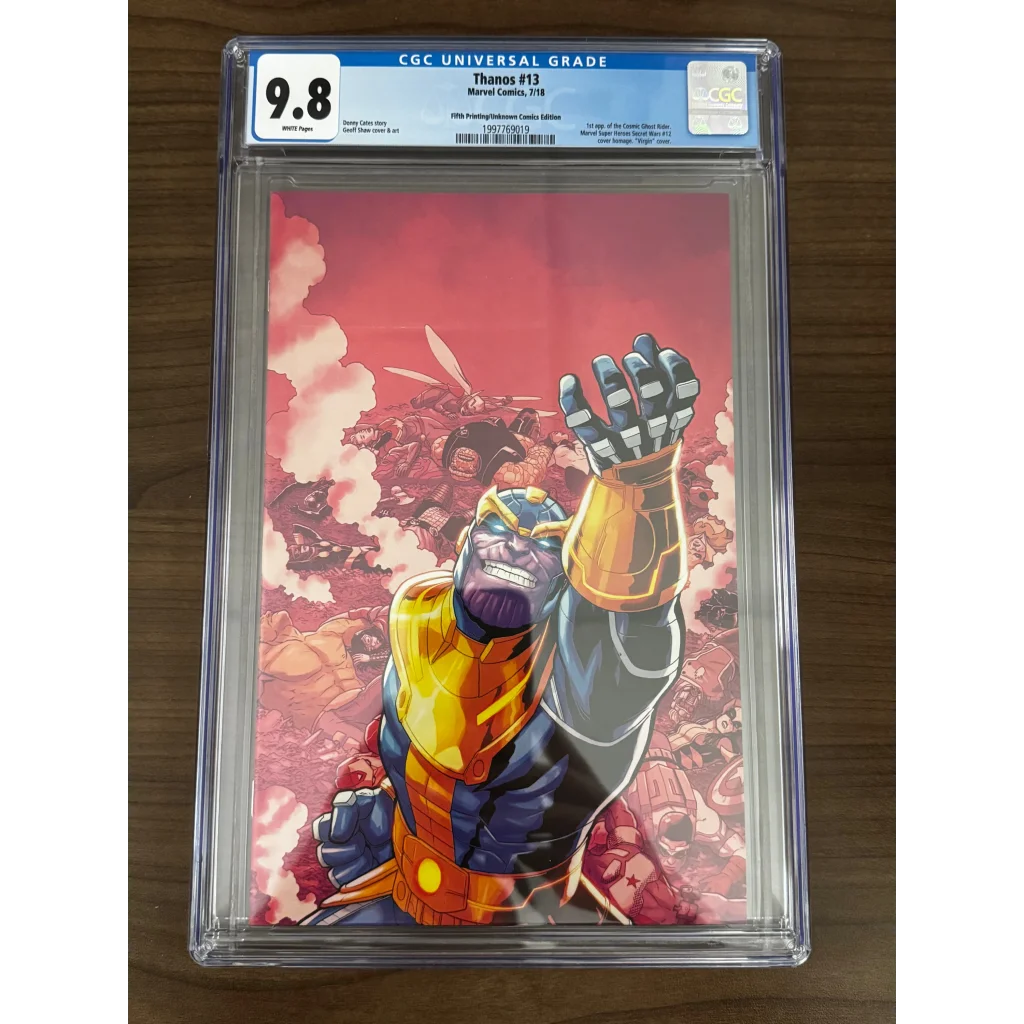 Unknown Comics Virgin Exclusive Thanos #13 CGC Graded Variant