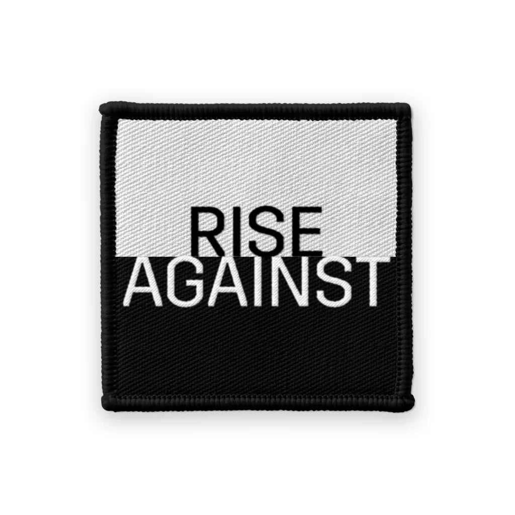 Embroidered black and white patch featuring Val Halvorson for Nowhere Generation Bundle