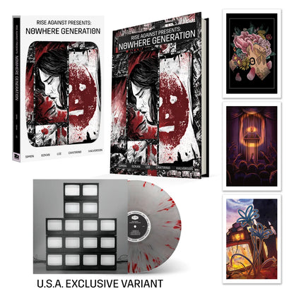 Val Halvorson Nowhere Generation collector bundle with exclusive vinyl art book prints