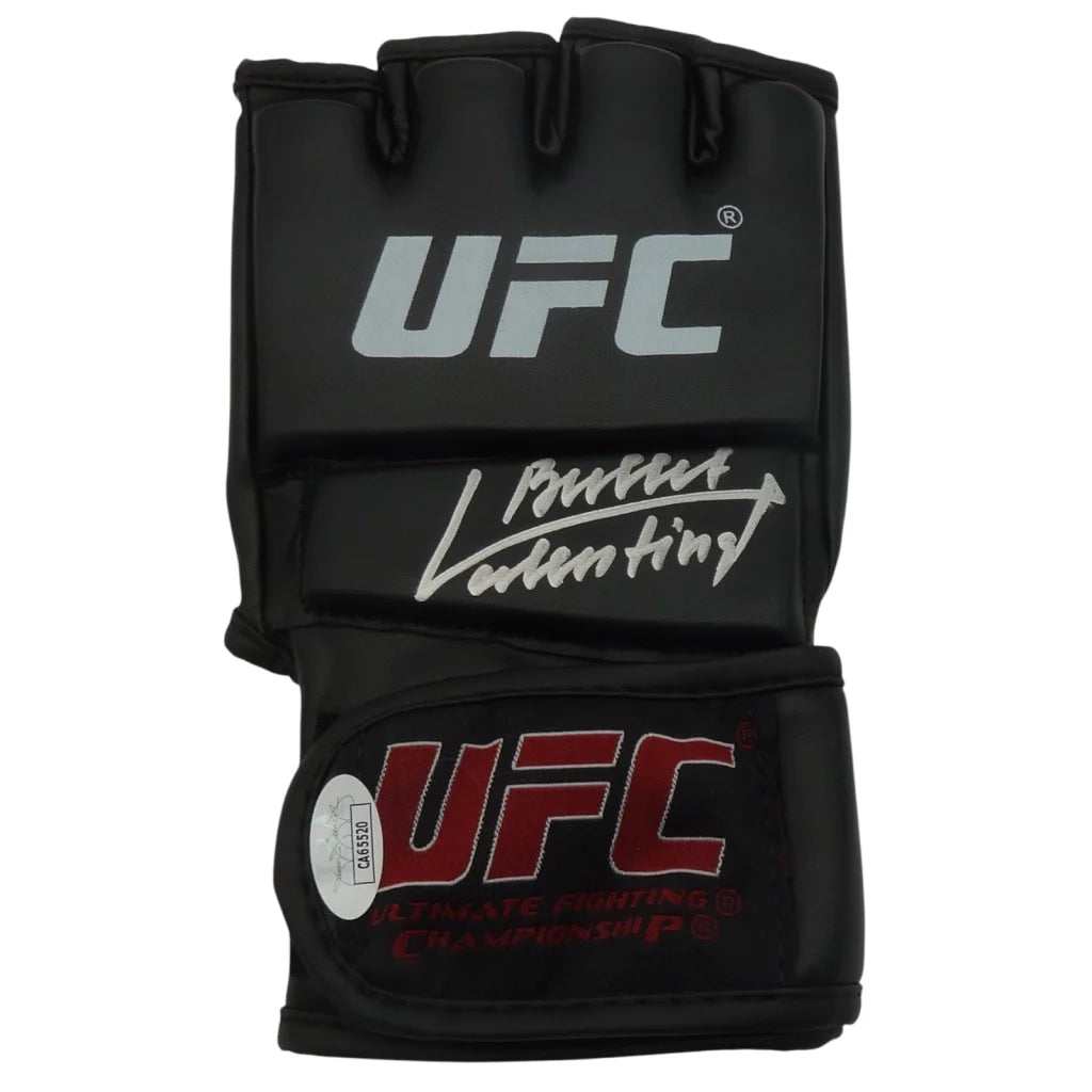 Valentina Shevchenko autographed UFC glove with black design