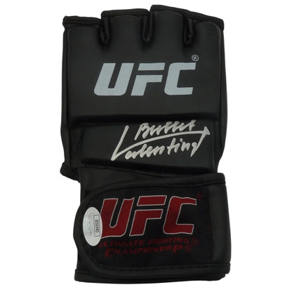 Valentina Shevchenko autographed UFC glove with black design