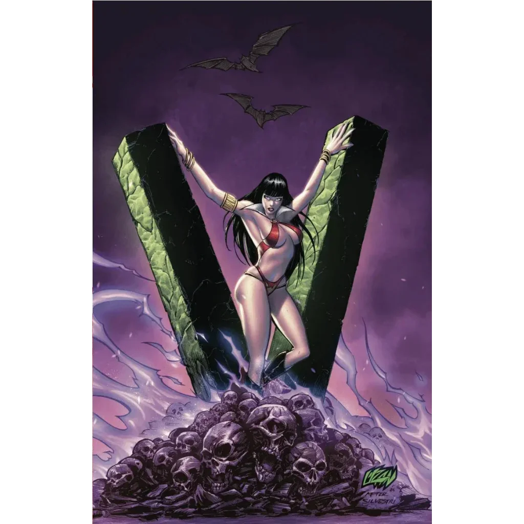 Vampirella #675 ECC Franck Uzan Virgin Exclusive — Rare Horror Comics Full Art Display Collectible USA