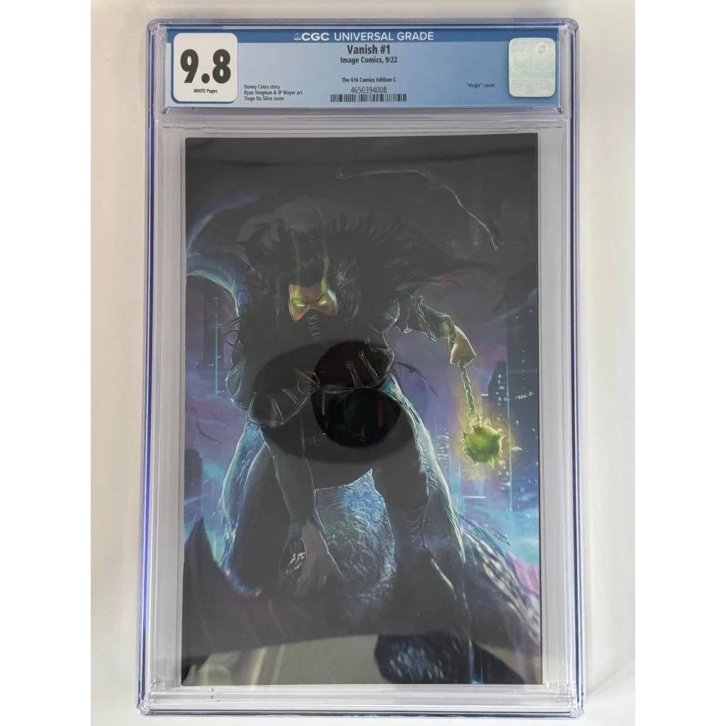 Cgc 9.8 vanish #1 tiago da silva variant blue label comic