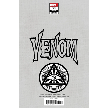 Comic book cover for Marvel Venom #32 Variant King In Black Epic Symbiote Battle