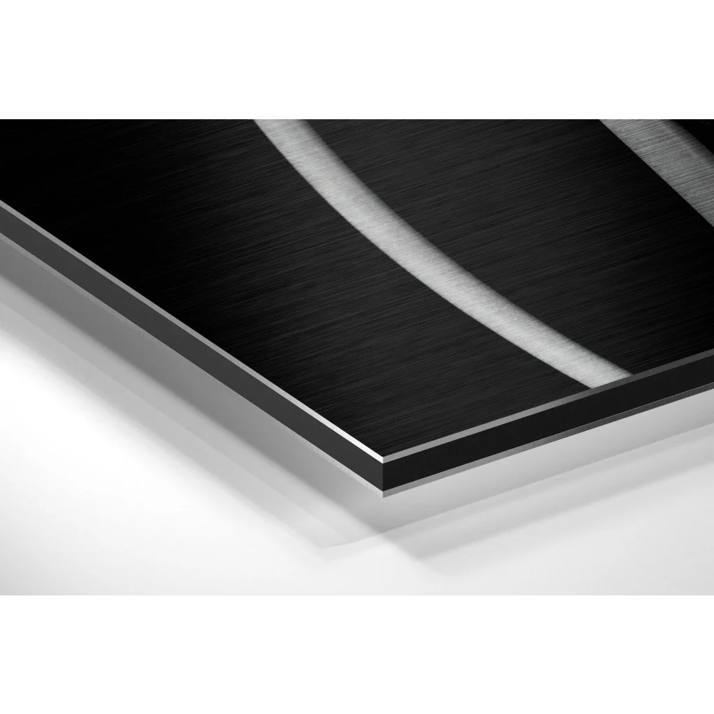 Glass Wall Art Stunning brushed aluminium dibond tulip wall art panel