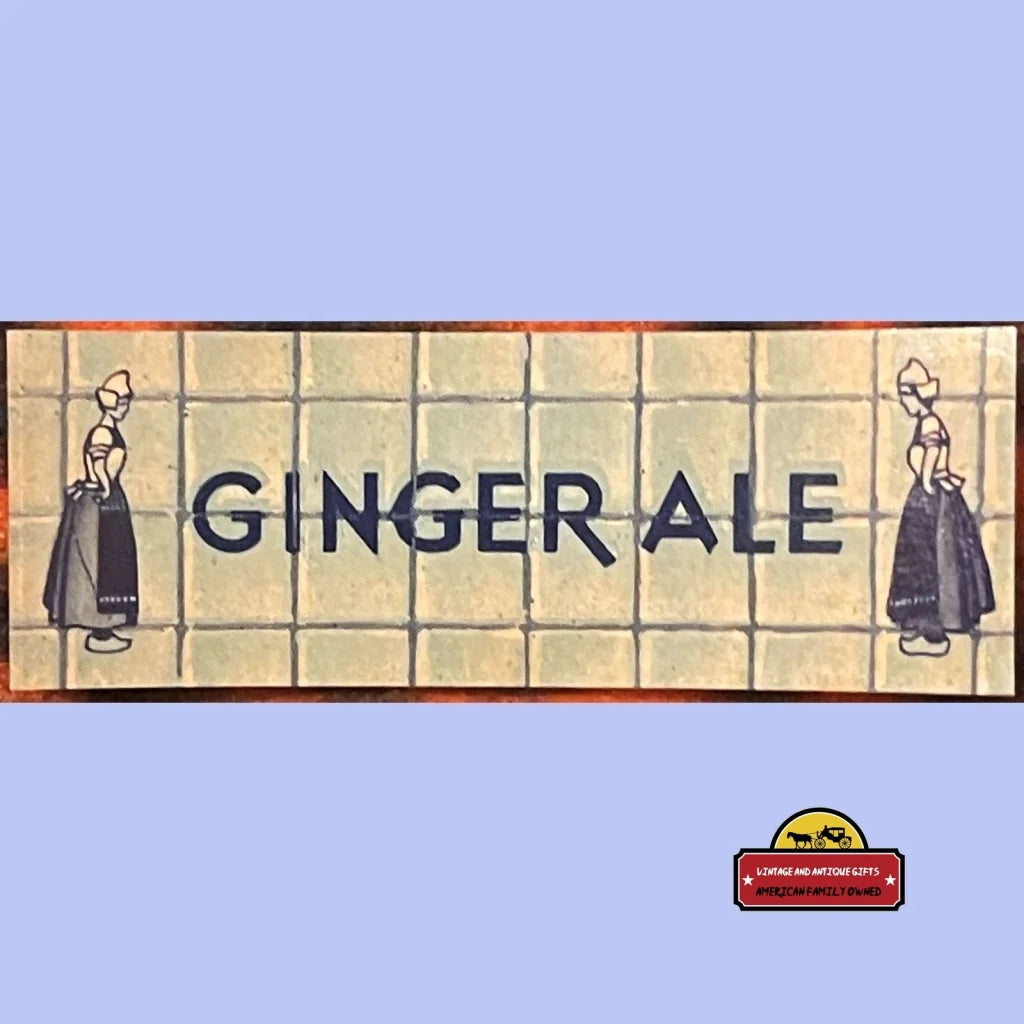 Very Rare Combo Antique Vintage 1930s Wharton Ginger Ale Labels TX Advertisements and Soda Extremely - Combo!