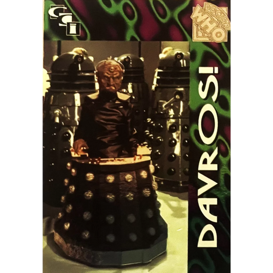 Very Rare Vintage 1990s Doctor Who Davros! Foil 7 Trading Card Fan Must Have! 🌌 Collectibles 90s Card: Must-Have