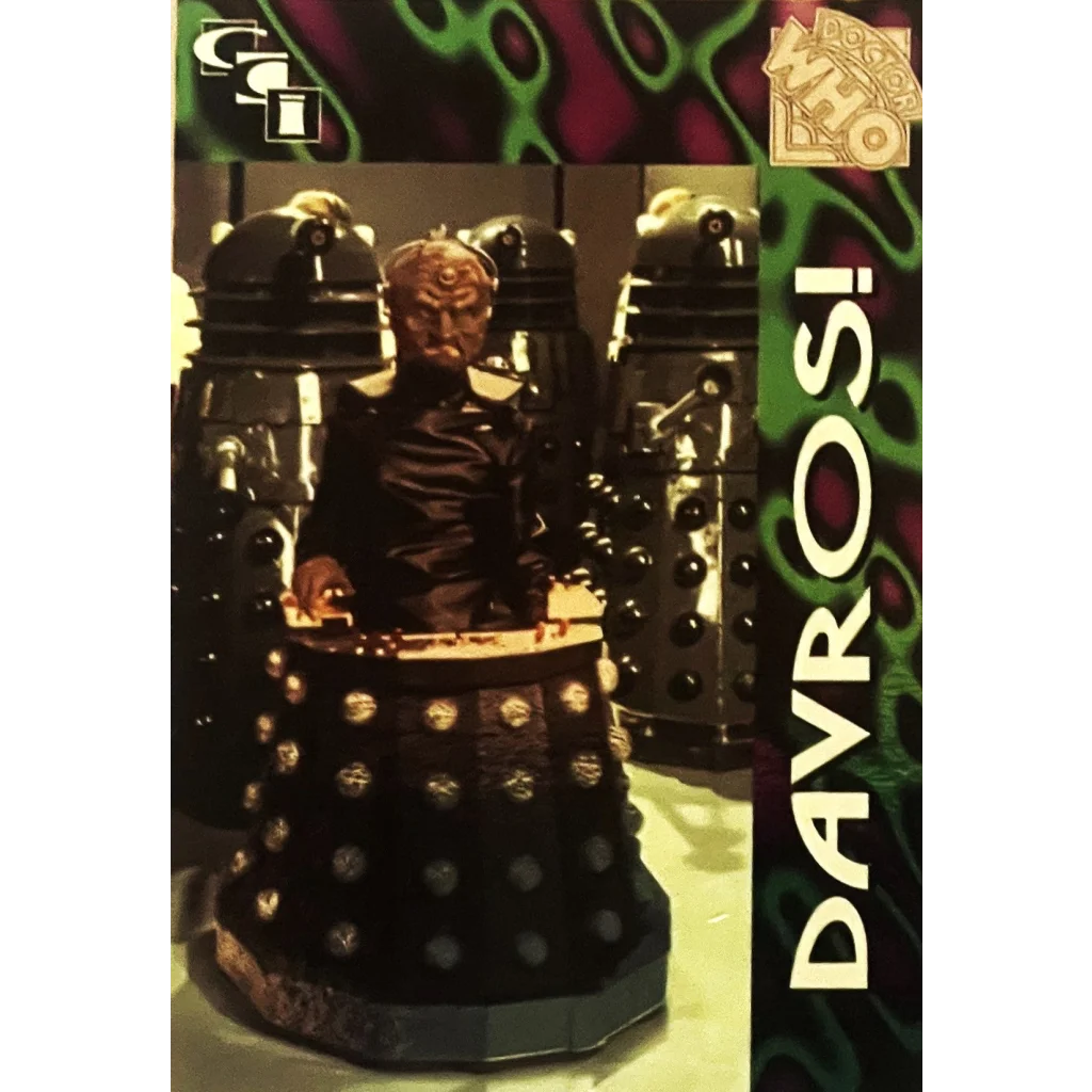 rare dr who cards 1994 Doctor Who Complete Foil Card Set — Cards 1–7