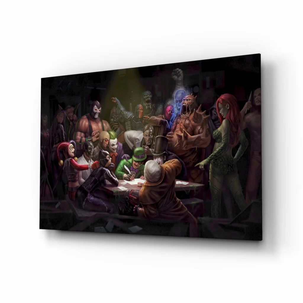 Vibrant Last Supper canvas print as wall art