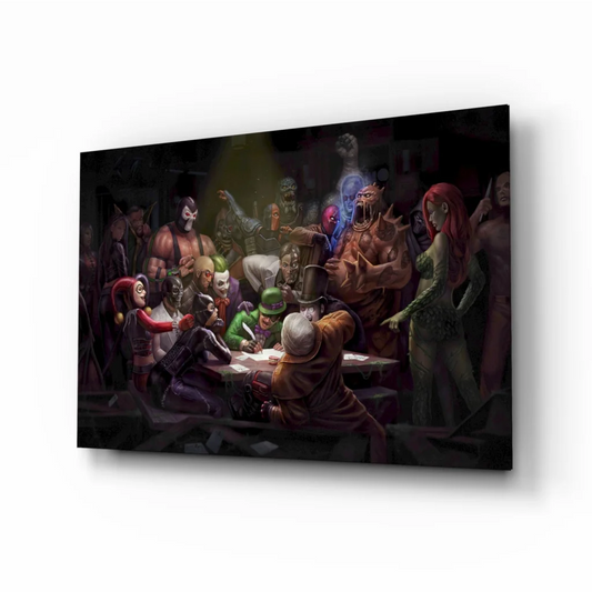 Vibrant Last Supper canvas print as wall art
