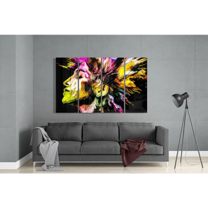 Vibrant 3-panel floral wall art in modern colors transforms rooms