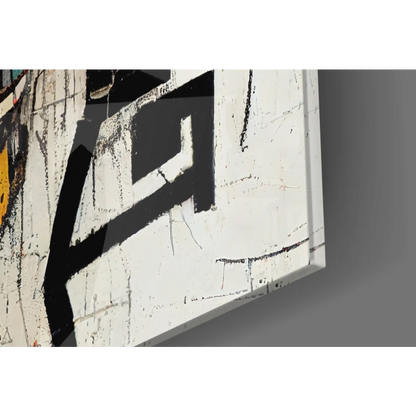 Vibrant Marilyn Monroe pop art wall canvas print in black and white geometric design