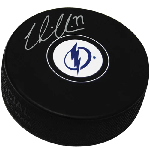 Victor Hedman autographed Tampa Bay Lightning hockey puck with JSA