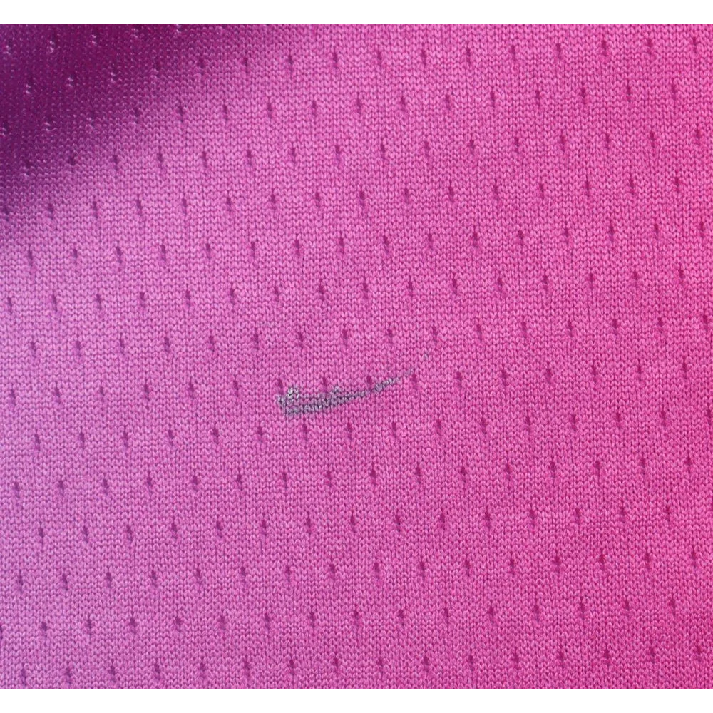 Pink athletic fabric with Nike logo on Victor Oladipo Miami Heat Jersey PSA Authenticated