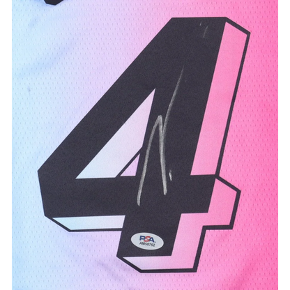 Victor Oladipo signed Miami Heat jersey with PSA authentication sticker