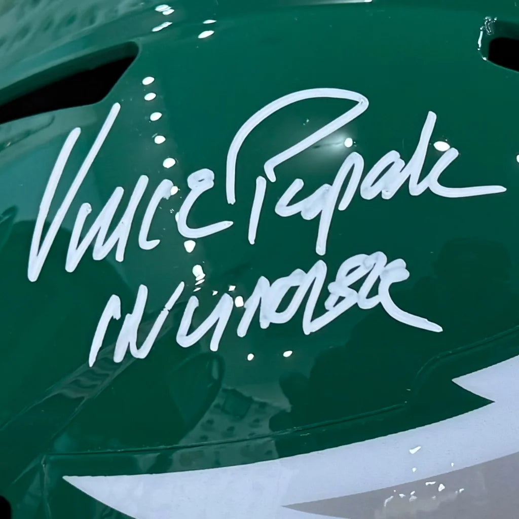 Vince Papale autographed Philadelphia Eagles replica helmet