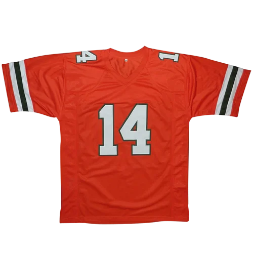 Vinny Testaverde autographed Miami Hurricanes orange jersey #14