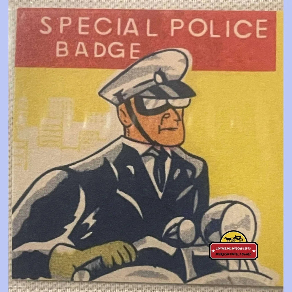 Vintage 1950s Tin Litho Special Police Badge Deputy Sheriff Alamo Texas Collectibles Unique Toys Rare - Texas: