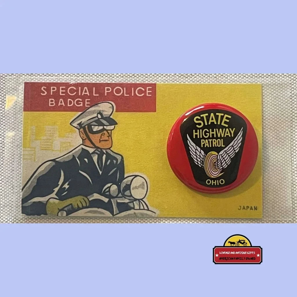 Vintage Tin Litho Special Police Badge Ohio State Highway Patrol 1950s - Advertisements - Buy Collectible Items |