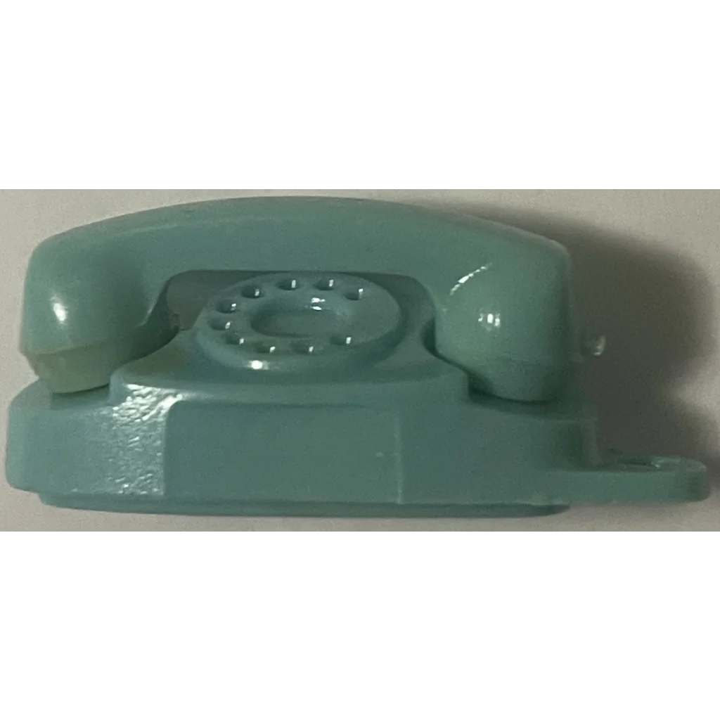 Vintage 1960s Blue Teal Princess Phones Keychain Key Chain Highly Collectible! - Collectibles - Antique Misc.