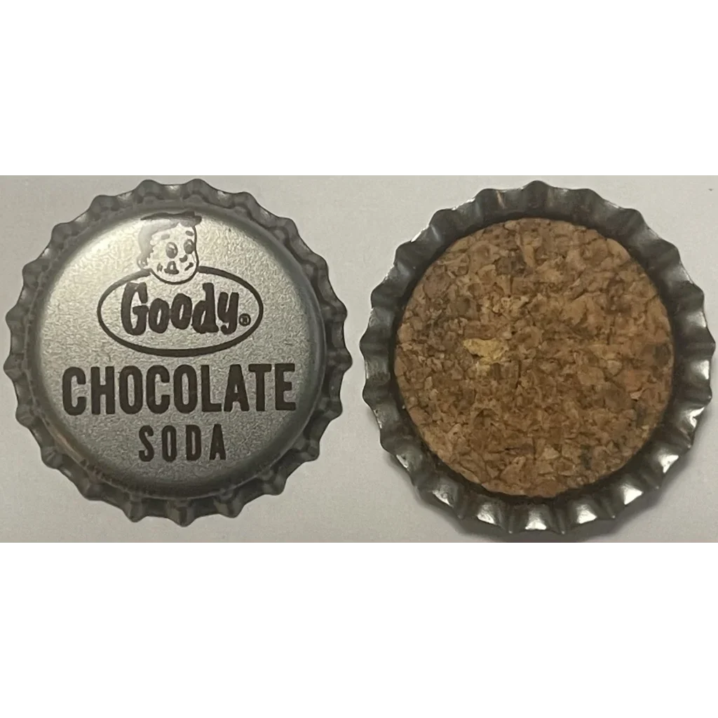 Vintage 1960s 🥤 Goody Chocolate Soda Cork Bottle Cap Indianapolis IN Collectibles Rare - Collectible
