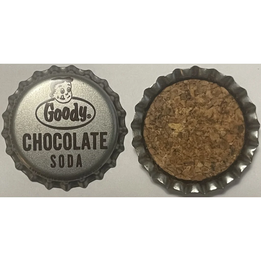 Vintage 1960s 🥤 Goody Chocolate Soda Cork Bottle Cap Indianapolis IN Collectibles and Antique Gifts Home page Rare