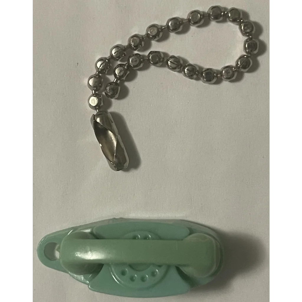 Vintage 1960s Green Princess Phones Keychain Key Chain Highly Collectible! - Collectibles - Antique Misc.